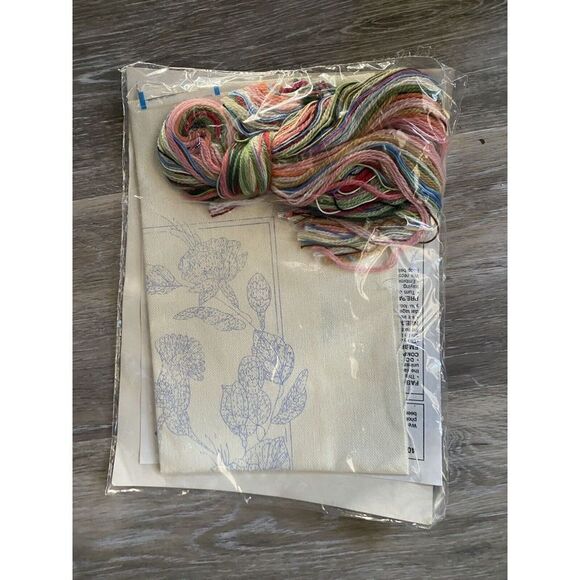 Bucilla Hummingbirds Crewel Kit 40590 NEW Vintage 1991 Floral Birds Nature Baatz - Picture 7 of 8